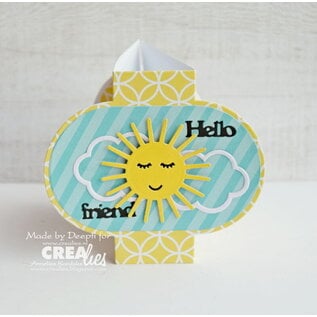 Crealies Stansset Zon no. 76