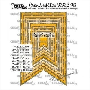 Crealies Crea-Nest-Lies XXL Banners met gaatjes no 98