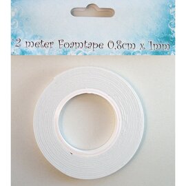 Nellie's Choice Foam Tape 8mm x 1,0 mm x 2 mtr
