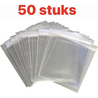 Zelfklevende zakjes 15 x15 cm 50 stuks