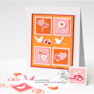 Crealies Stansset Mini Love no. 504