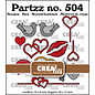 Crealies Stansset Mini Love no. 504