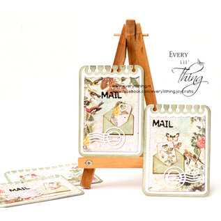 Crealies Stansmal X-tra no. 120 ATC Notebook Horizontaal