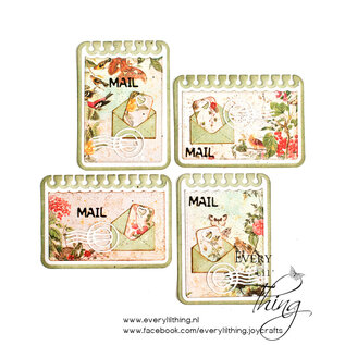 Crealies Stansmal X-tra no. 120 ATC Notebook Horizontaal