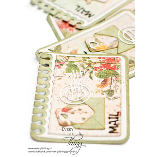 Crealies Stansmal X-tra no. 121 ATC Notebook Verticaal