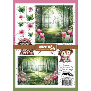 Crealies Knipvellen  Bundel 8 vellen Lente