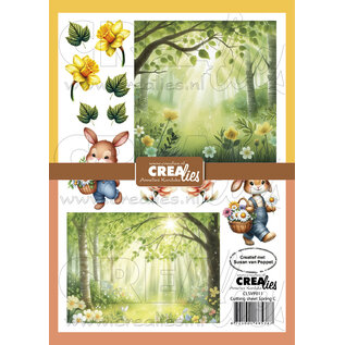 Crealies Knipvellen  Bundel 8 vellen Lente