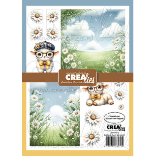 Crealies Knipvellen  Bundel 8 vellen Lente