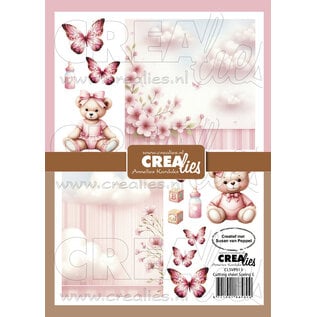 Crealies Knipvellen  Bundel 8 vellen Lente