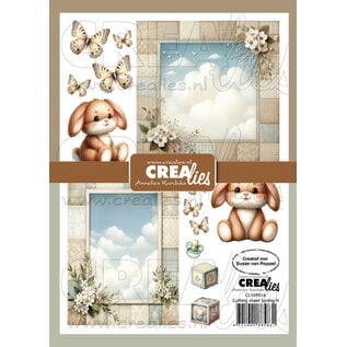 Crealies Knipvellen  Bundel 8 vellen Lente