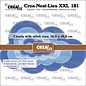 Crealies Crea Nest Lies XXL Wolk met stiklijn no. 181