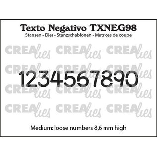 Crealies Stans Cijfers Middelgroot n. 98