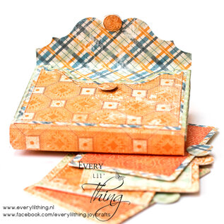 Crealies Stansset ATC Envelop horizontaal no 488