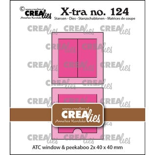 Crealies Stansset mini Kiekeboe vierkant no 124