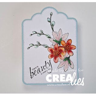 Crealies Crea Nest Lies XXL Paneel B met stiklijn no 184