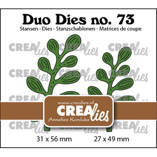 Crealies Stansset Blaadjes no73