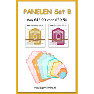 Crealies Voordeelset XXL Panelen B