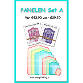 Crealies Voordeelset XXL Panelen A