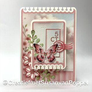 Crealies Stansmal X-tra no. 120 ATC Notebook Horizontaal