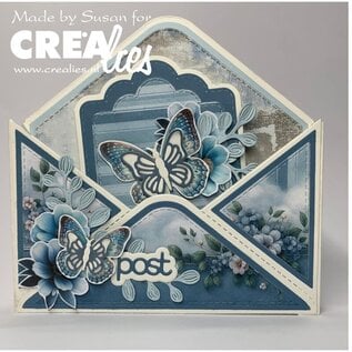 Crealies Stansset Dubbele Kaart Open Envelop