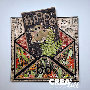 Crealies Stansset Dubbele Kaart Open Envelop