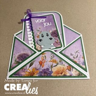 Crealies Stansset Dubbele Kaart Open Envelop