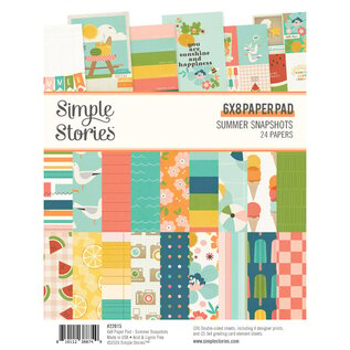 Simple Stories Papierblok Summer Snapshots 6x8 Inch