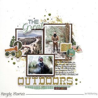 Simple Stories Papierblok Trail Mix 6x8 Inch