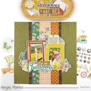Simple Stories Papierblok Trail Mix 6x8 Inch