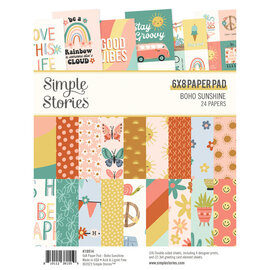 Simple Stories Papierblok Boho Sunshine 6x8 Inch