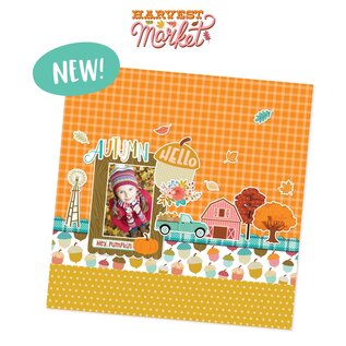 Simple Stories Papierblok Harvest Market 6x8 Inch