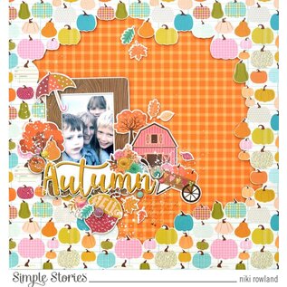 Simple Stories Papierblok Harvest Market 6x8 Inch