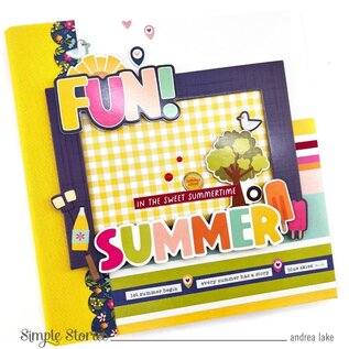 Simple Stories Papierblok Summer Lovin' 6x8 Inch