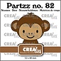 Crealies Stansset Aap