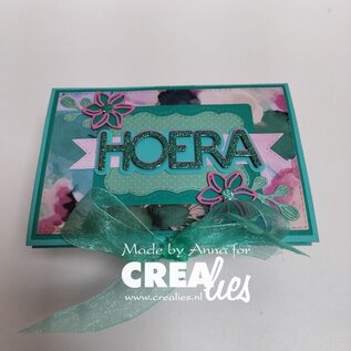 Crealies Stansset Open Bloemen no.72