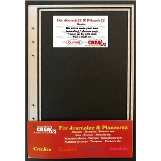 Crealies Stansset Journaling/Planner pagina + extra laag (2x stippenlijn)