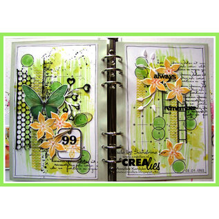 Crealies Stansset Journaling/Planner pagina + extra laag (2x stippenlijn)