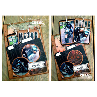 Crealies Stansset Journaling/Planner pagina + extra laag (2x stippenlijn)