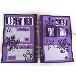 Crealies Stansset Journaling/Planner pagina + extra laag (2x stippenlijn)