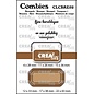 Crealies Stempel/Stans  2 teksten, 1 label & 3  labelstansen