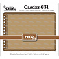 Crealies Stansset Dubbele Kaart Notebook Horizontaal no.631