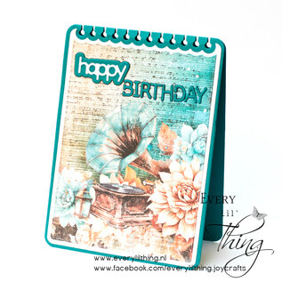 Crealies Stansset Dubbele Kaart Notebook Horizontaal no.631