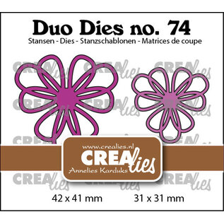Crealies Open bloemen 30