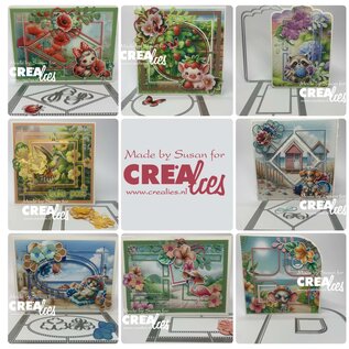 Crealies Knipvellen Zomer A-H (1x elk knipvel)
