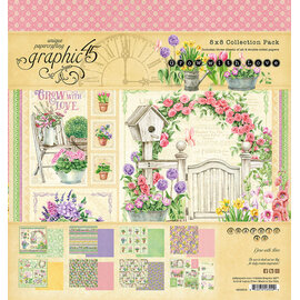 Graphic 45 Paper pad Grow with Love 8x8 Inch