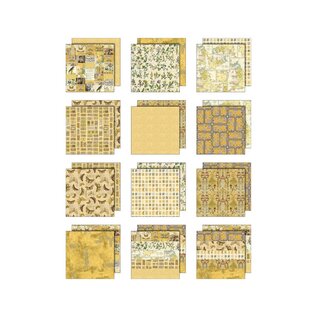 Tim Holtz Paper pad Palette Collection 8x8 Inch Yellow