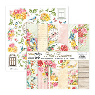 ScrapBoys Paper Pack Bird Romance 12x12