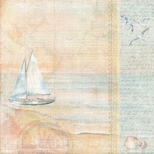 Reprint Paper Pack The Beach 8x8 inch