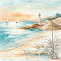 Reprint Paper Pack The Beach 8x8 inch