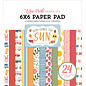 Echo Park Paper Pad Here Comes The Sun 6x6 Inch